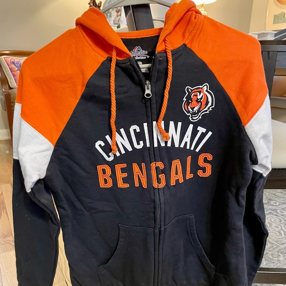 Cincinnati bengals zip up hoodie